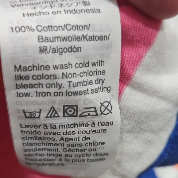 Crewcuts Blue and Peach Top - Picture 5 of 6